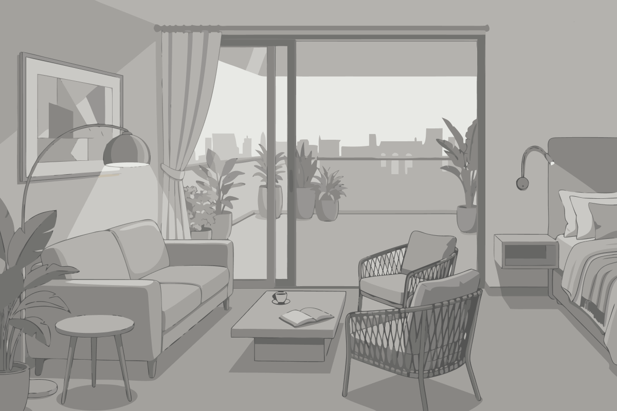Ferienhaus mit 1 Schlafzimmer